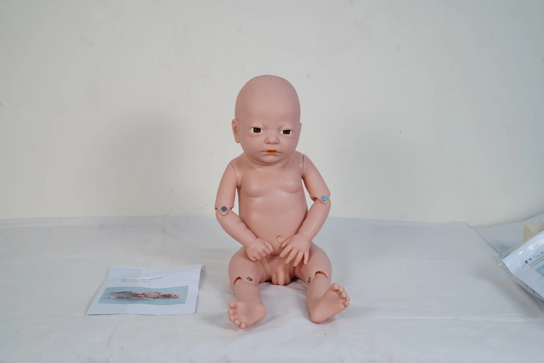 Newborn Baby Without Umbilical Cord