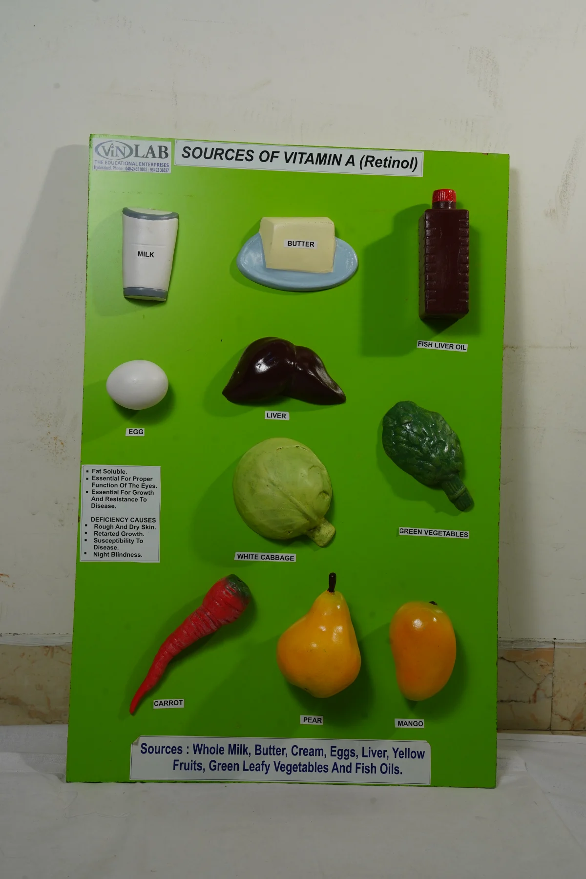 Sources of Vitamin A Retinol